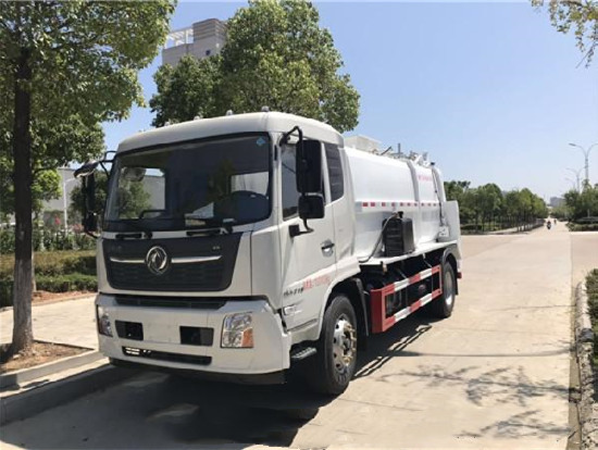 中威東風天錦國六12方餐廚垃圾車（方罐）