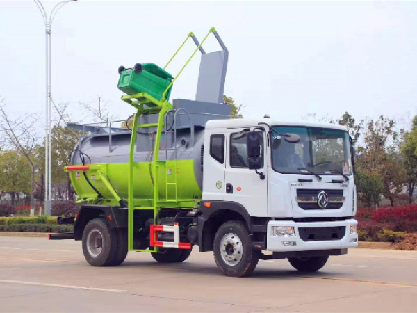 中威12方D9多利卡餐廚垃圾車(圓罐）
