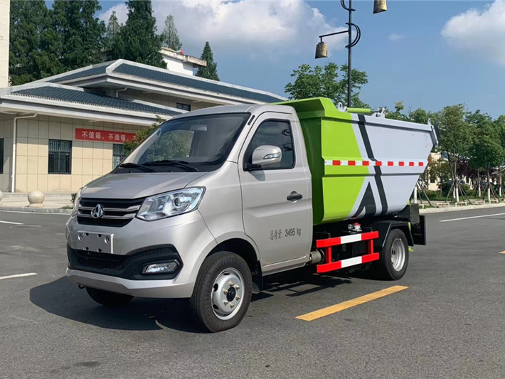 中威長安3方藍(lán)牌無泄漏壓縮垃圾車