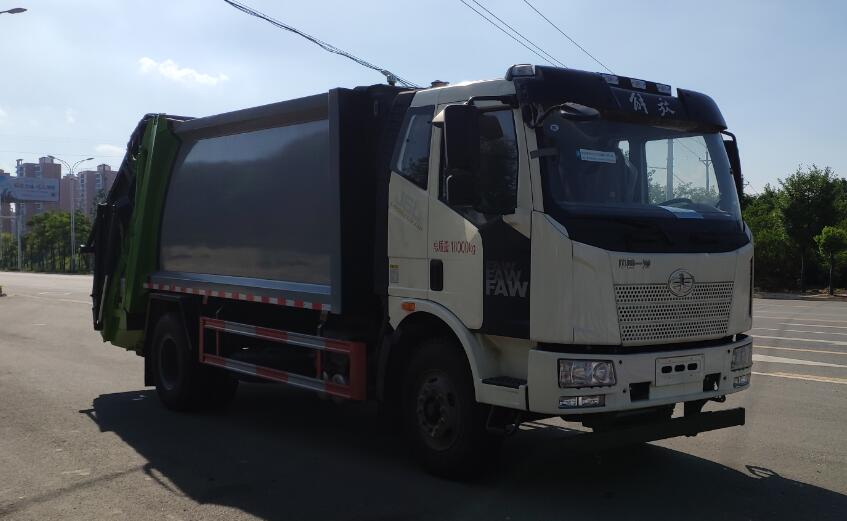 解放15噸程力壓縮垃圾車